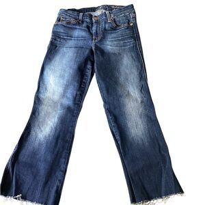 #126 7 For all mankind Blue Flare Wide Leg Jeans Classic Fit size 25 women’s